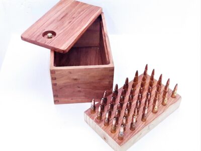 Handmade Wooden Ammo Boxes