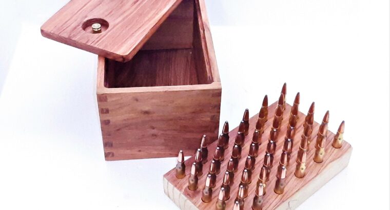 Handmade Wooden Ammo Boxes