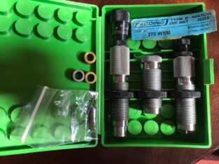 270 WSM Reloading dies and components