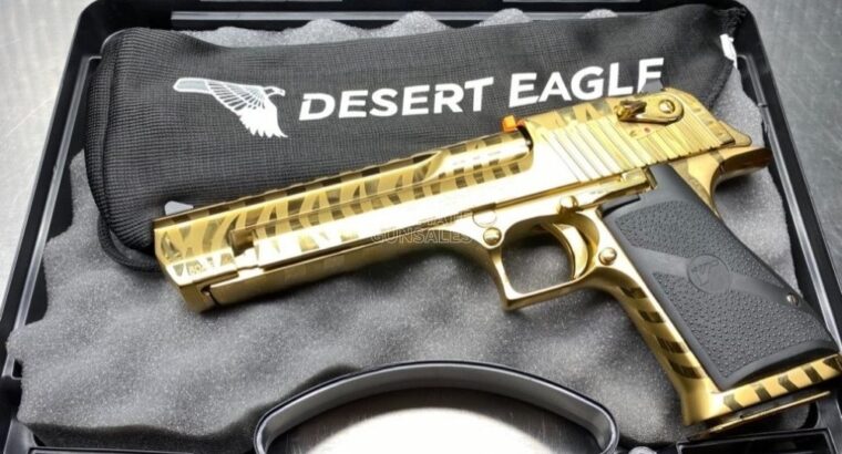 Magnum Research Desert Eagle .50 AE Gold Tiger Stripe