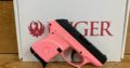 Ruger LCP .380 pistol pink frame