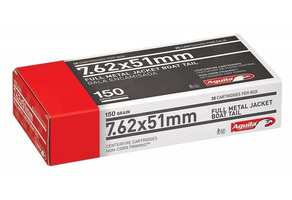 Aguila 7.62x51MM 150gr FMJBT 20 Rounds