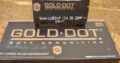 1000 Speer 9mm Gold Dot 124 gr +P GDHP 9 mm ammunition 53617