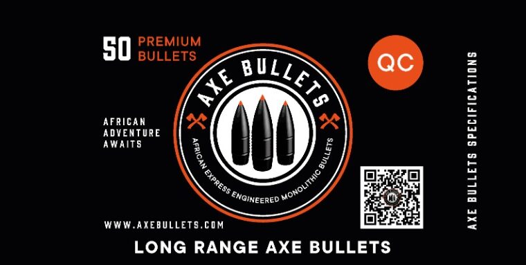 Axe Bullets full range of hunting bullets.