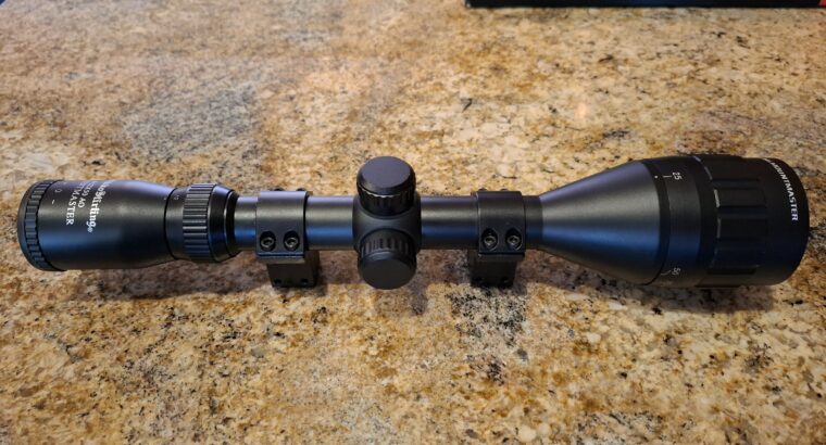 Nikko Stirling Mountmaster AO 4-12×50 Half-Mildot scope.