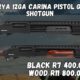 Derya 12GA Pistol Grip Carine Shotgun – Black