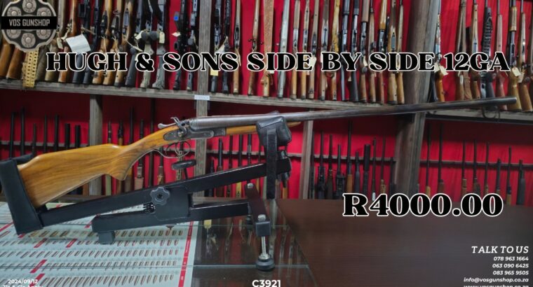 Hugh & Sons 12GA Side by Side Shotgun