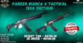 Panzer Bianca X Tactical 12GA Pump Action Shotgun