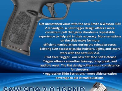 Smith & Wesson SD9 2.0 9mmP