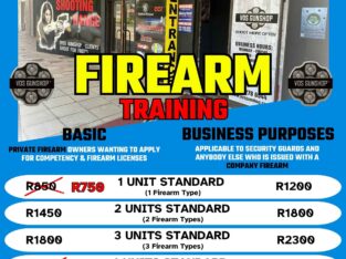 Accredited Firearm Training – Black November Sale