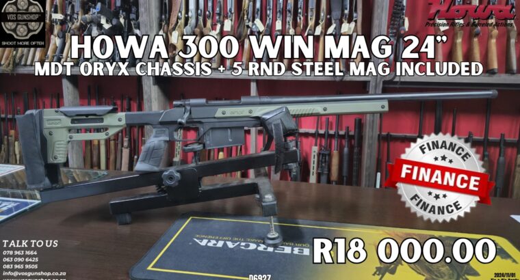 Howa 300 WIN Mag with MDT Oryx Chassis + 5 Rnd Steel Mag