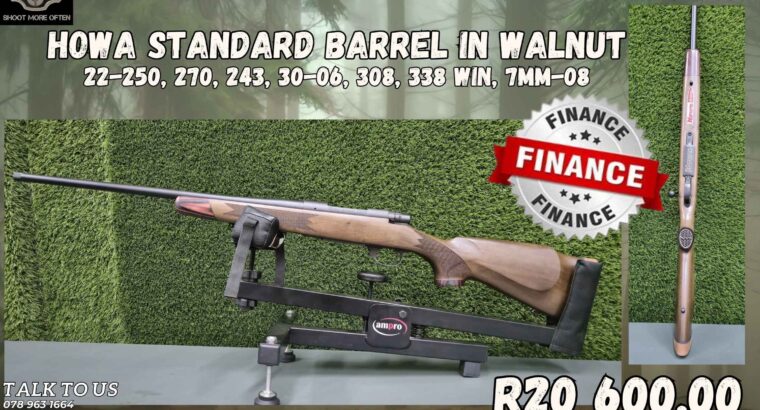 Howa Standard Barrel in Walnut