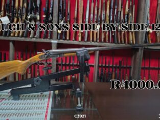 Hugh & Sons Side by Side 12GA Shotgun