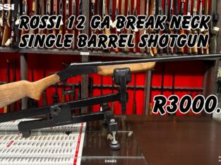 Rossi Break Neck 12GA Shotgun