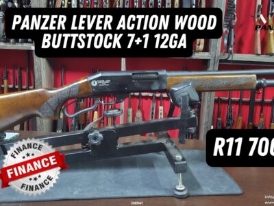 Panzer Lever Action Wood Buttstock 12GA Shotgun