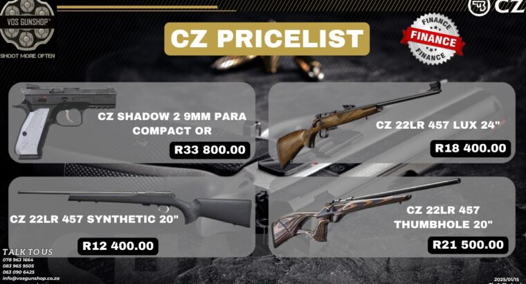 CZ Rifles