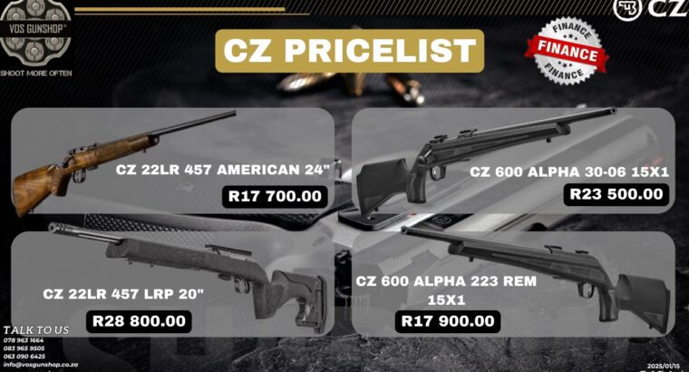 CZ Rifles