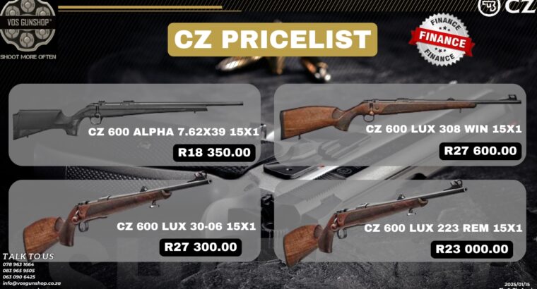 CZ Rifles