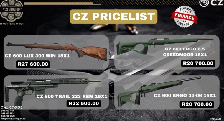 CZ Rifles