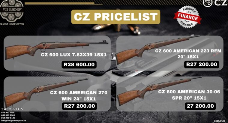 CZ Rifles