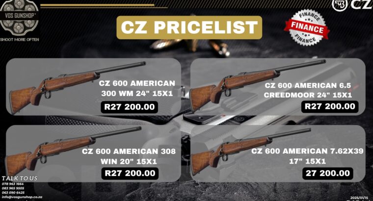 CZ Rifles