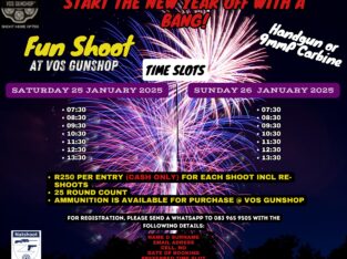 New year fun shoot – Handun or 9mmP Carbine