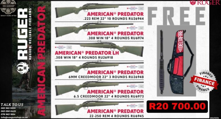 Ruger American Predator Combo Deal